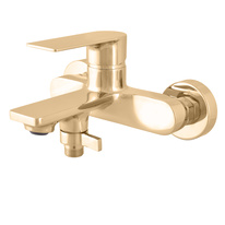 Bath lever mixer NIL GOLD POLISHED