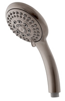 Hand shower 5-functions-METAL GREY BRUSHED