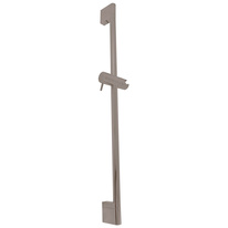 Shower bar with sliding  holder METAL GREY POLISHED