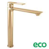 Basin lever mixer, high NIL GOLD POLISHED