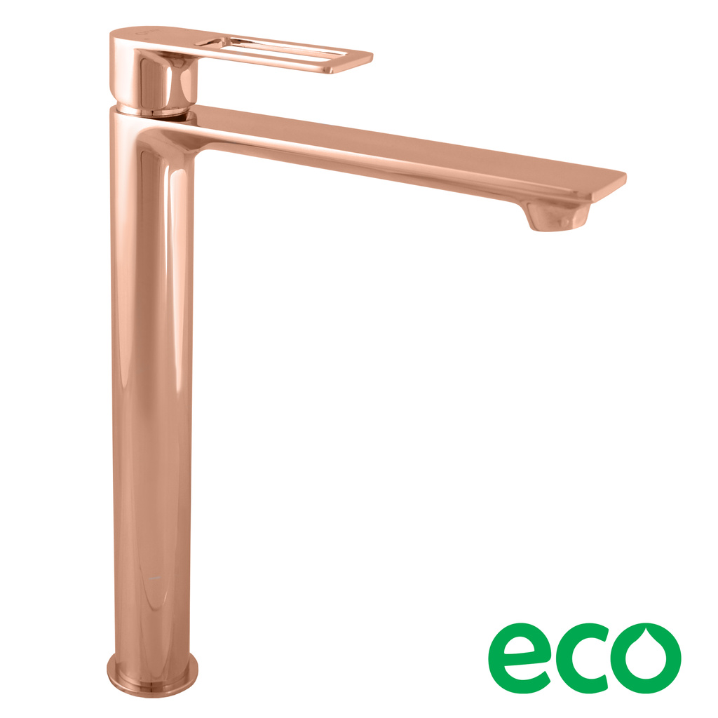 Basin lever mixer, high NIL ROSE GOLD POLISHED