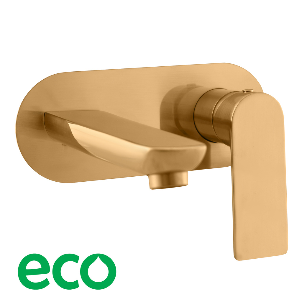 Built-in basin lever mixer NIL GOLD BRUSHED