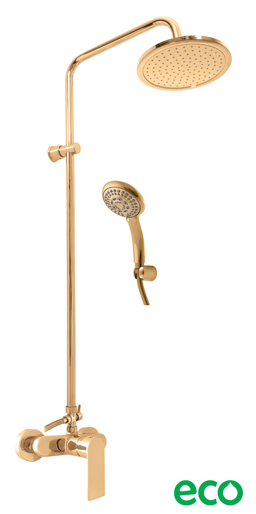 Shower lever mixers NIL GOLD BRUSHED