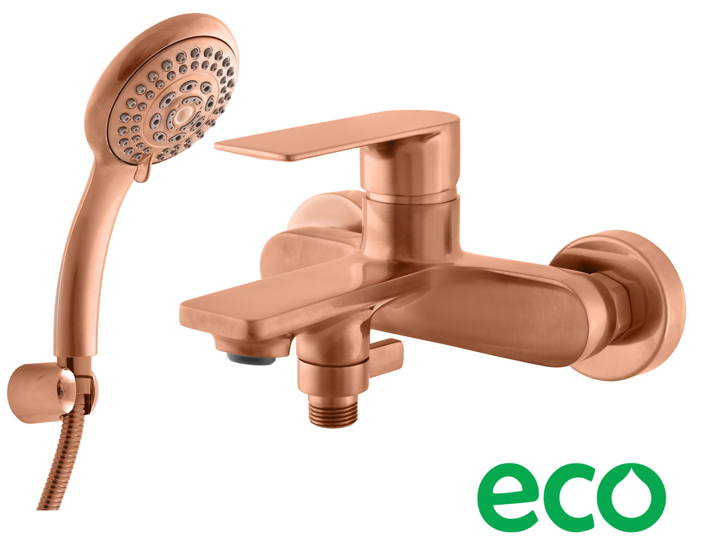  Bath lever mixer NIL ROSE GOLD BRUSHED